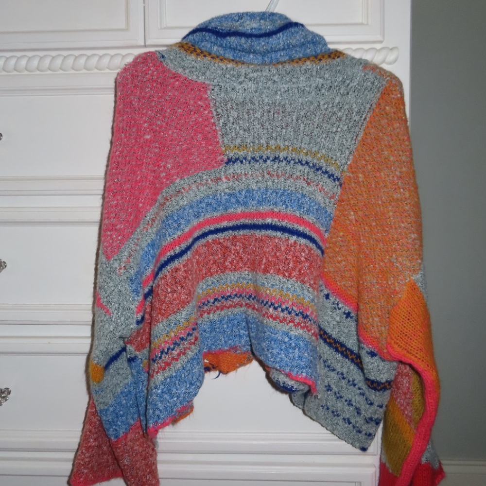 Sincerely Jules Vibrant Patchwork Turtleneck Swea… - image 4